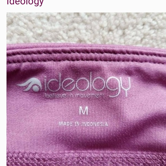 Ideology Lattice Cutout Cropped Leggings Medium - Picture 8 of 11